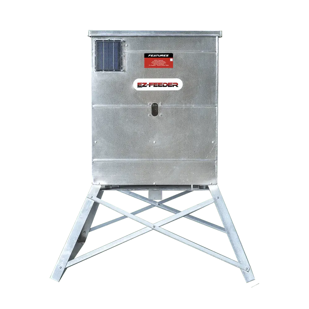 All Seasons Feeders EZ Feeder 600 pound capacity corn feeder deer season